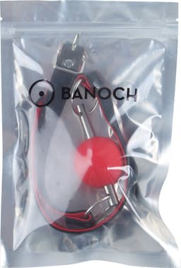 Banoch - Ball gag Red Luxe - Siliconen - Rood — thumbnail 5