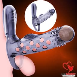 Penis sleeve - Clitoris stimulatie - 10 vibratiestanden — thumbnail 2