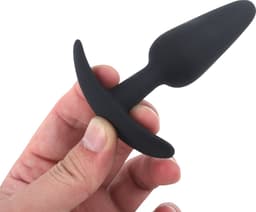 Banoch | Buttplug set siliconen beginner ergo - zwart - 3 delig — thumbnail 10