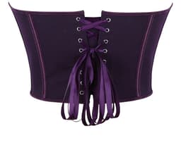 Dames Shapewear Corset Top – Sexy Corrigerend Ondergoed, Taille Corrigerend Korset, Slankmakende Bustier, Vintage Dameskleding - Paars - Maat S — thumbnail 2