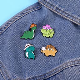 Broches, schattige kinderbroches, metalen en geschenkbroches, decoratieve broches — thumbnail 2