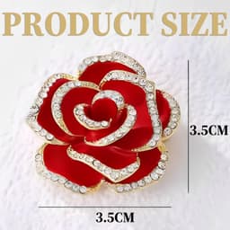 Vintage Elegant Uniek, Bloem Band Kruk, Mode Strass Krug, Pin Kleding, Accessoires Sieraden Geschenken — thumbnail 2