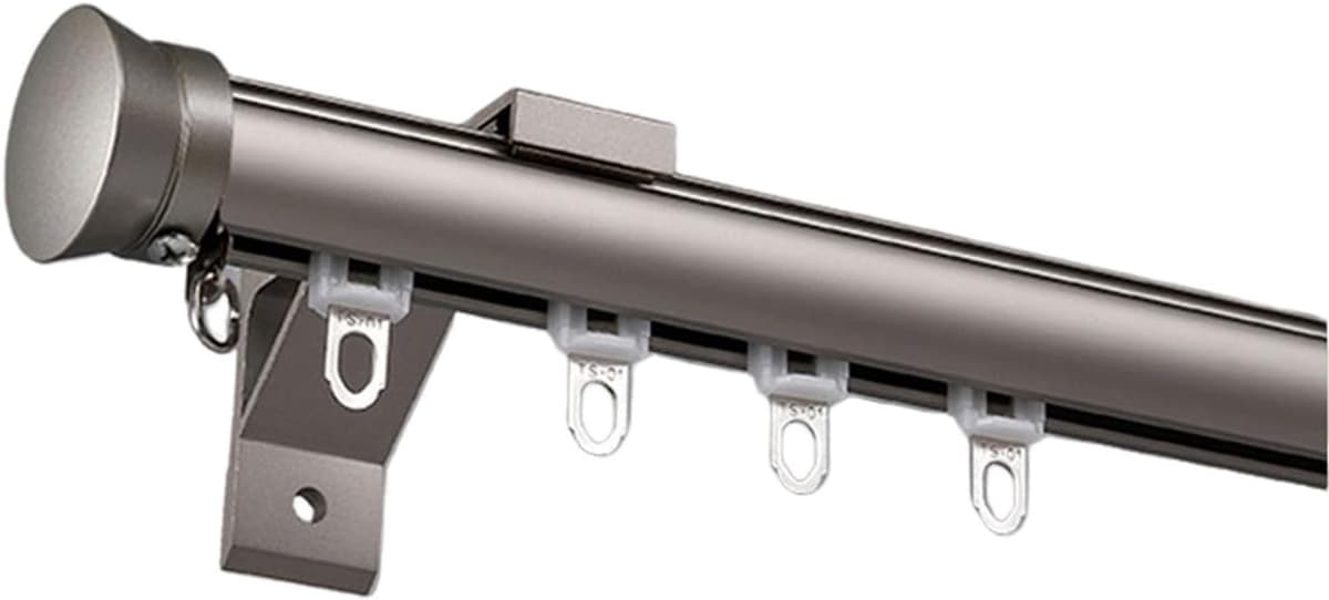 ain Rod Set Enkele/Dubbele Aluminium ain Pole met Clete Kits 7 Kleuren Beschikbaar 2.2m Lengte (1.1m x 2) Perfect voor Home Decor — afbeelding 1