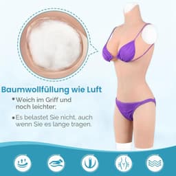 Body met standkraag en kunstmatige vagina — thumbnail 3