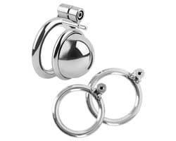 Mini Cock Cage – Extra Smalle & Compacte Peniskooi voor Kuisheid - Compacte Cock Cage - Mini Peniskooi – Extra Smal & Compact Kuisheidskooi