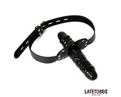 LATETOBED BDSM LINE Dubbele Penis Gag