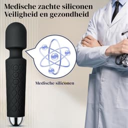 QUOVO® Vibromasseur Femme - Sex Toys Femme – Met 20 vibratiemodi en 8 Snelheden – Sex Toys Hommes – Discreet Verzonden – USB-Oplaadbaar - Zwart — thumbnail 2