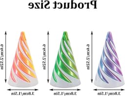 3D Geprinte Spiraal Kegel Fidget Speelgoed - 3 Stuks Onmogelijk Piramide Doorvoer Sculptuur Mini Infinity Spiraal Kegel Stressverlichting Desk Toys voor Kinderen en Volwassenen — thumbnail 2