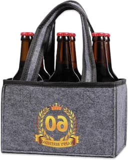 Persoonlijke Verjaardagscadeaus voor Mannen, Handtas voor Mannen, Biercadeaus voor 60e Verjaardag, Unieke Geschenken — thumbnail 1