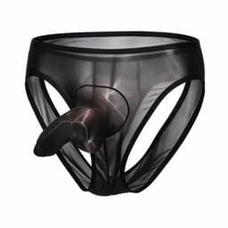 Heren Slip met Penis Sleeve - Doorschijnend - Erotisch Ondergoed — thumbnail 1