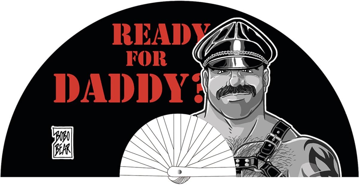 M PROUD READY DADDY Pride Fan — afbeelding 1