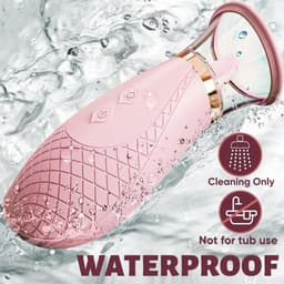 Klitoris-zuigvibrator, seksspeeltje met 3 zuig- en 9 likstanden, geschikt voor tepels en klitoris voor een snel orgasme; tongvibrator voor vrouwen en koppels, Sakura — thumbnail 2