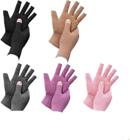 Handschoenen Compressiehandschoenen artrose handschoenen artritis halve vinger handschoenen antislip fietshandschoenen sporthandschoenen voor mannen vrouwen hardlopen fietsen klimmen — thumbnail 2