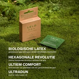 LELO HEX Organic - condooms - 54 mm - 3 stuks — thumbnail 3