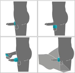 3-in-1 Penis- en Ballen Ringen Set - 3-in-1: Bumper, Cock en Ball Rings - Ball Stretcher — thumbnail 4