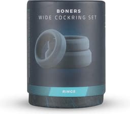 Boners - 3 Delige Cockring Set - Penisring Set voor Mannen - Extra Stimulatie - Buttplugs - Buttplug Set - Anal Plug - Sex Toys voor Mannen - Seksspeeltjes - Penisring - Cockringen - Grijs — thumbnail 4