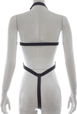 Banoch | Bondage riemen body Harness black/2 - zwart pu leer harnas vrouw - bdsm — thumbnail 5