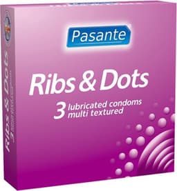 Pasante Ribs & Dots condooms 3st — thumbnail 9