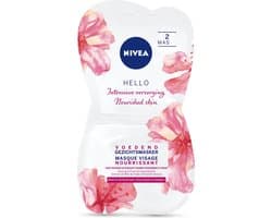 NIVEA Essentials Voedend Honing Masker - 2 x 7,5 ml - Gezichtsmasker