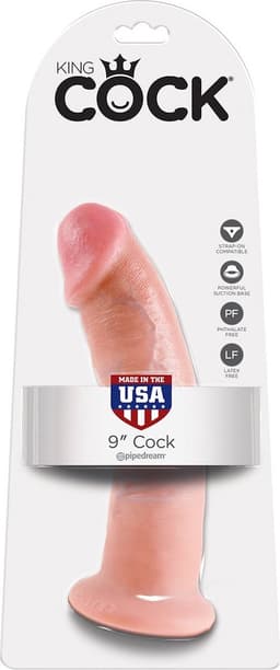 Pipedream King Cock Realistische Dildo met Zuignap - 22,9 cm - beige — thumbnail 8