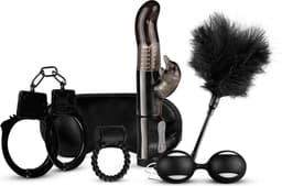 Loveboxxx - I Love Black Cadeauset - 6 Delige Cadeauset - Geschenkset Mannen en Vrouwen - Cadeau voor Koppels - Giftset Man en Vrouw - Erotisch - Zwart — thumbnail 2