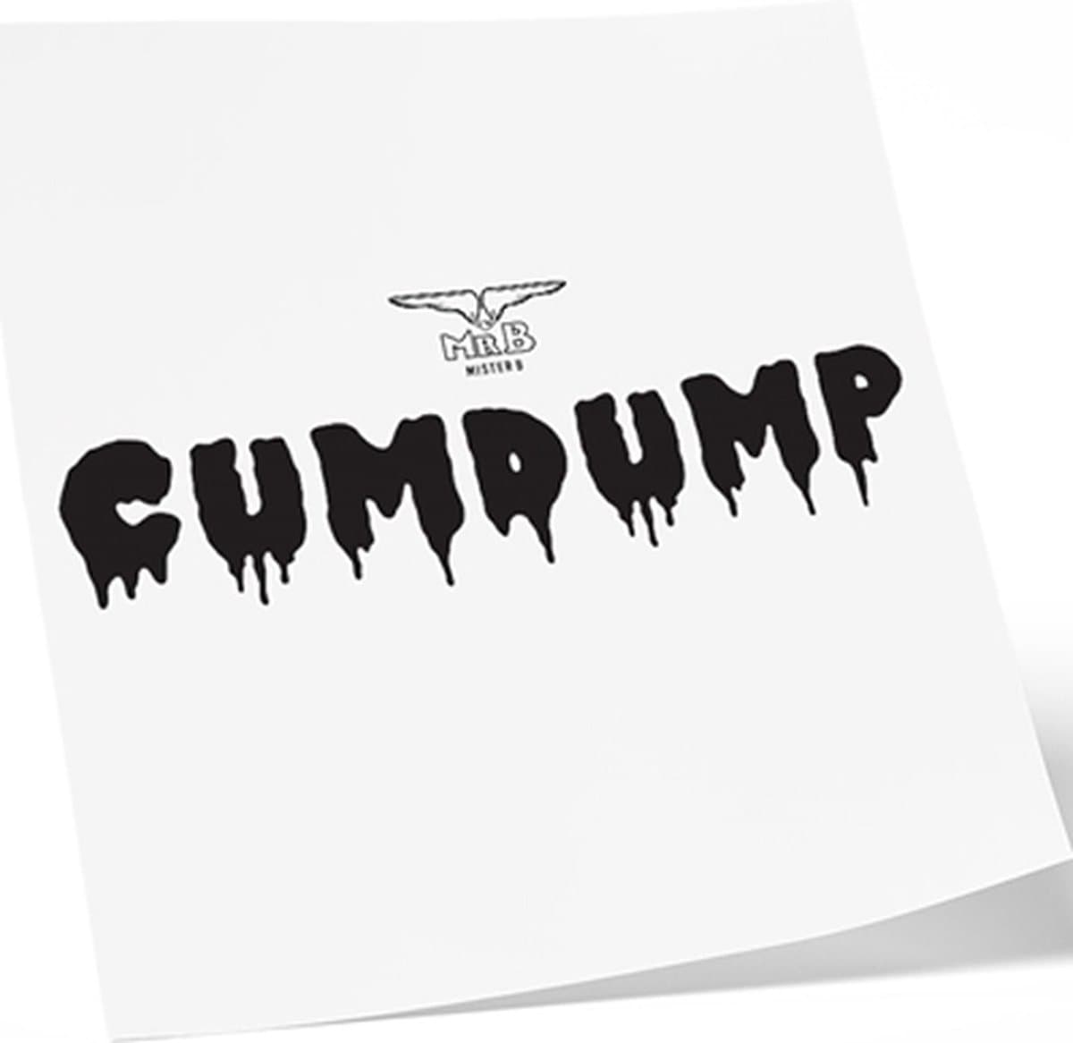 Mister b temporary tattoo cumdump — afbeelding 1