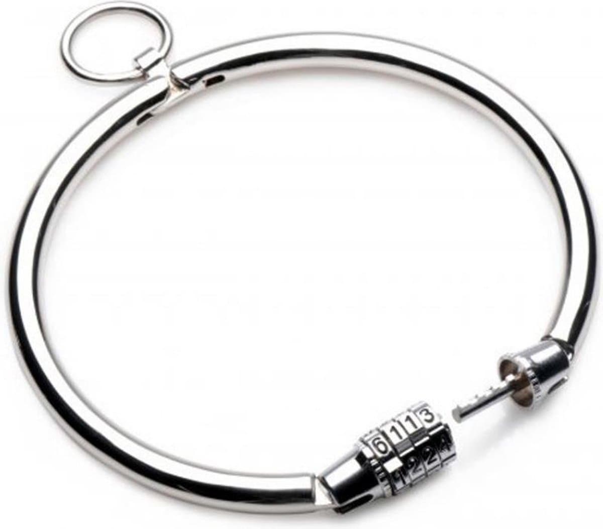 METAL HARD | Metalhard Combination Lock Collar 13.5 Cm — afbeelding 1