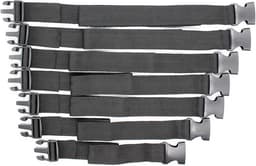 Nooitmeersaai - BDSM - Bondage set - Extreme - Sex Toys voor Koppels met 7 gespen - zwart — thumbnail 3