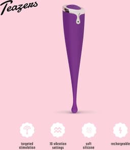 Teazers - Pointer Vibe - Oplaadbaar - PinPoint Vibrator - Vibrators voor Vrouwen en Mannen - Sex Toys voor Vrouwen - Clitoris Stimulator - Paars — thumbnail 2