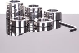 Ballstretcher RVS met groeven scharnierend 28 mm hoog Ø 35 mm — thumbnail 3
