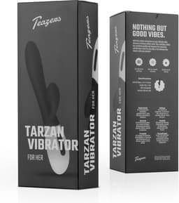 Teazers - Tarzan Vibrator - Oplaadbaar - G-Spot Vibrator - Vibrators voor Vrouwen - Sex Toys voor Vrouwen - Vibrators - Clitoris Stimulator - Zwart — thumbnail 10