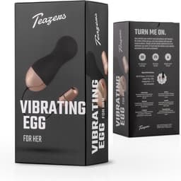Teazers - Glad Vibratie Eitje - Oplaadbaar - Sex Toys voor Vrouwen - Vibrators voor Vrouwen - Vibratie Ei met Afstandsbediening - Sex Toys voor Koppels - Zwart/Roségoud — thumbnail 10