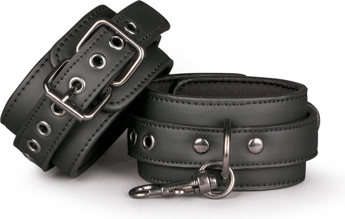 EasyToys - Enkelboeien - Duurzaam - BDSM - Sex Toys voor Vrouwen en Mannen - Zwart — afbeelding 1