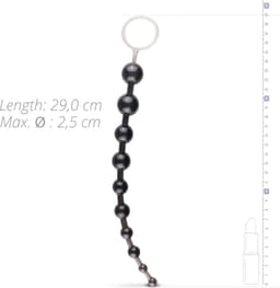 Zwarte Anaalketting Met Ring — thumbnail 4