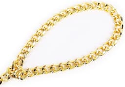 Nooitmeersaai - Metalen gouden halsband met ketting — thumbnail 2