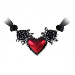 Alchemy Gothic Blood Heart Choker standaard Staal - — thumbnail 1