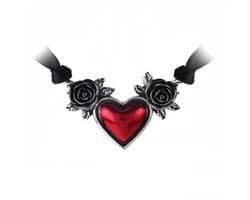 Alchemy Gothic Blood Heart Choker standaard Staal -
