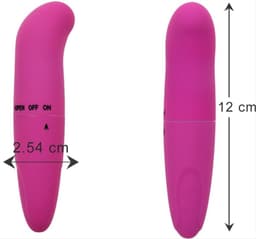 *** Clitoris en G Spot stimulatie - Mini vibrator - Vibrator - Discreet verpakt - Klein Onderweg op reis - van Heble® *** — thumbnail 2