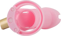 Banoch | Cockcage Pink | siliconen | roze Chastity Cage met 5 ringen | medium / large — thumbnail 9