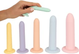 6 Delige Dildo Training Set in Pastel Kleuren - 6 Oplopende Maten Dildo's voor Anale of Vaginale Training - Dildo's met Sterke Zuignap - Siliconen Dildo's - Compatibel met Strap-on - Dildo Trainings Set — thumbnail 7