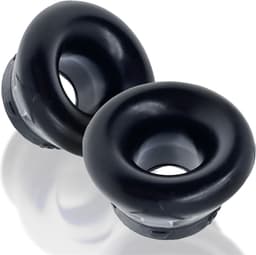 Oxballs - Clone Duo - 2 stuks - Ballstretcher - Zwart/Zwart — thumbnail 3