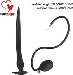 Mega Opblaasbare Buttplug XXL - Extra Opening Vloeistof - Anaal plug - BDSM — thumbnail 2