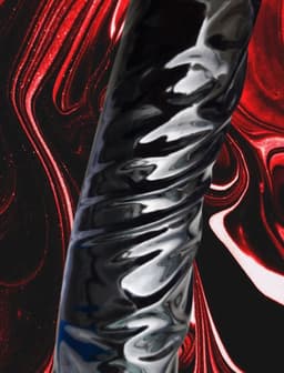 Handschoenen van Datex (Mix latex en stof ) L/XL Sexy kinky fetish accessoire — thumbnail 5