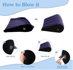 Sex Kussen - Sex Pillow - Positie Kussen - 46x36x17cm — thumbnail 3