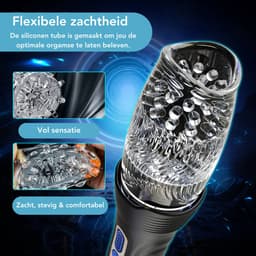 SBY Gawk Gawk 4000 - Automatische Blowjob Simulator - Vibrerende Masturbator Voor Mannen - Elektrisch - Oplaadbaar - Waterdicht - Sex Toys - Penis Stimulator - Kunstvagina - Penis vibrator - eikel — thumbnail 4