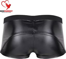 Afritsbare erotische slip heren - BDSM - Latex look - PU Leder - Boxer — thumbnail 2