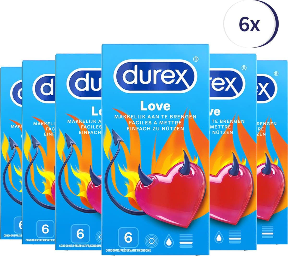 Durex Condooms Love 6st x 6 — afbeelding 1