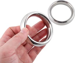 Banoch - Cockring donut metal - ∅ 55 - metalen donut penisring | penisring — thumbnail 4