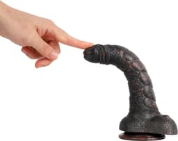Banoch | Fantasy dildo orrynis | zwart | zuignap siliconen — thumbnail 2