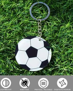 Cosensi - Voetbalsleutelring cadeau voor voetbalfans - 3 stuks — thumbnail 4